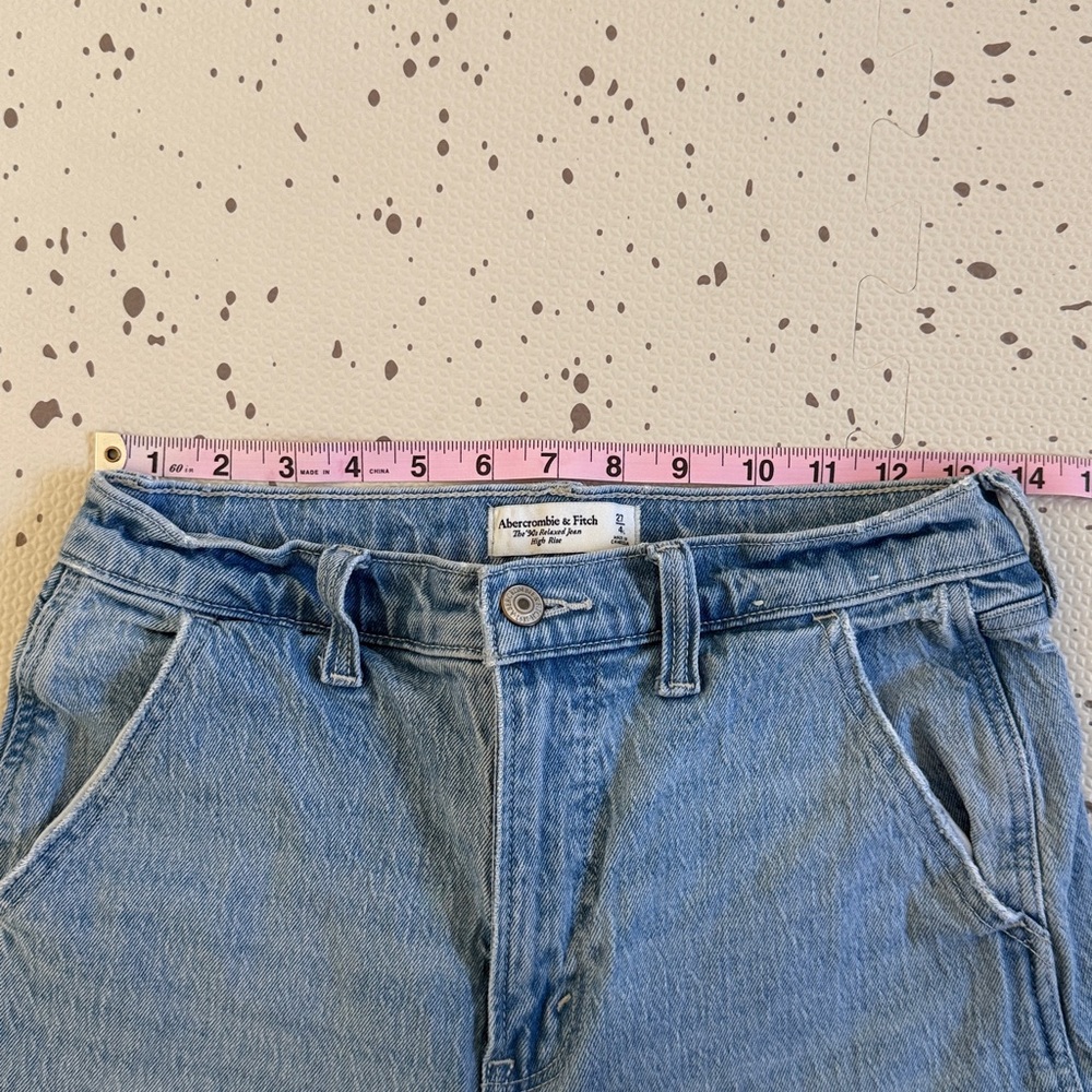 💘 (LONG) ABERCROMBIE & FITCH - 27/4L CARPENTER ‘90s RELAXED JEAN - Picture 4 of 6